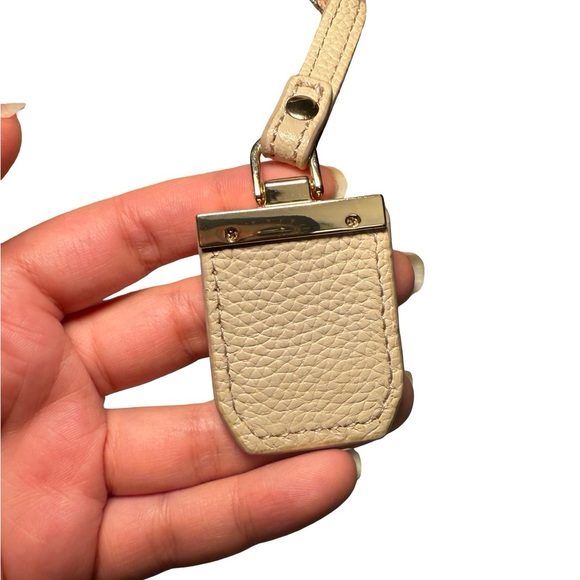 DKNY Beige Satchel with Gold Accents - Picture 4 of 16